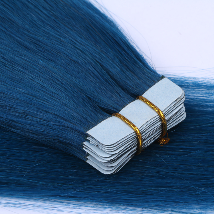 100 human hair extensions American blue tape hair LL-005